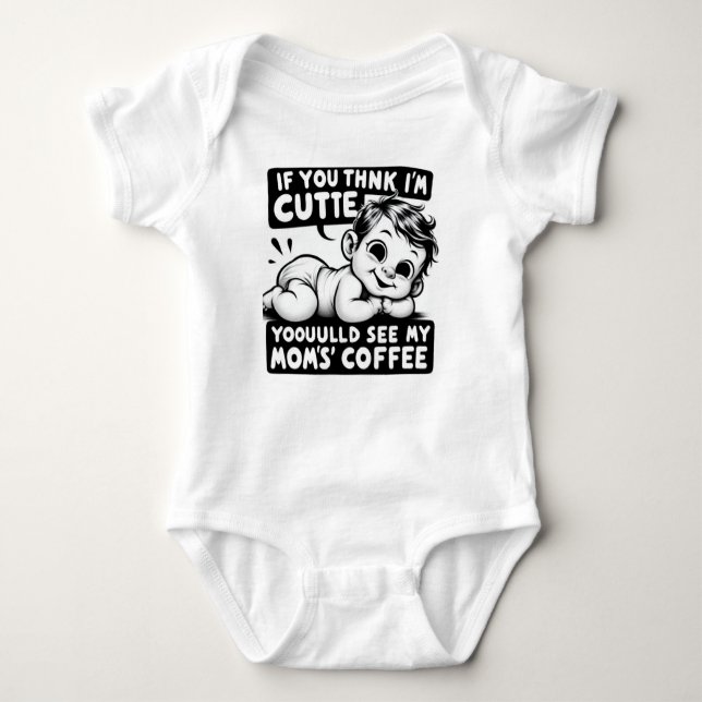 Kaffe från mamma t shirt (Framsida)