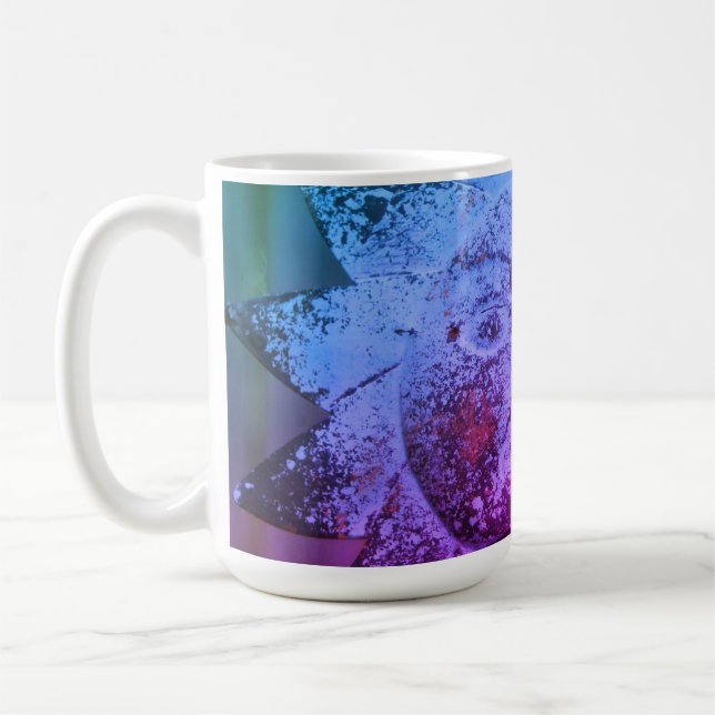 Kaffe från Rustic Garden Sol Ansikte Kaffemugg (Vänster)