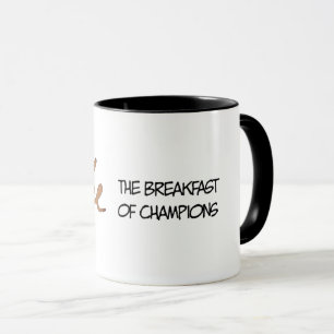 Kaffe frukost till champions mugg