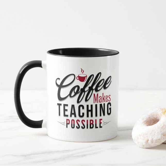 Kaffe ger undervisning 1 mugg (Med munk)