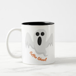 Kaffe Ghoul, kaffe Ghost Två-Tonad Mugg
