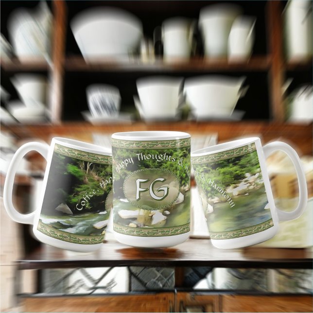 Kaffe, glada tankar & harmoni 0365 kaffemugg (Skapare uppladdad)