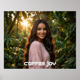 KAFFE GLÄDJE POSTER