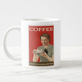 kaffe gör ALLT bättre Jumbo Mugg