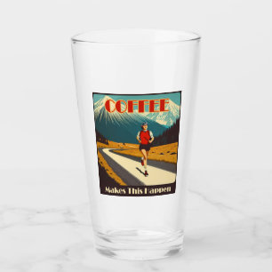 Kaffe gör att detta händer glaskopp