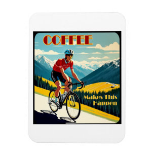 Kaffe gör att detta händer när man cyklar magnet