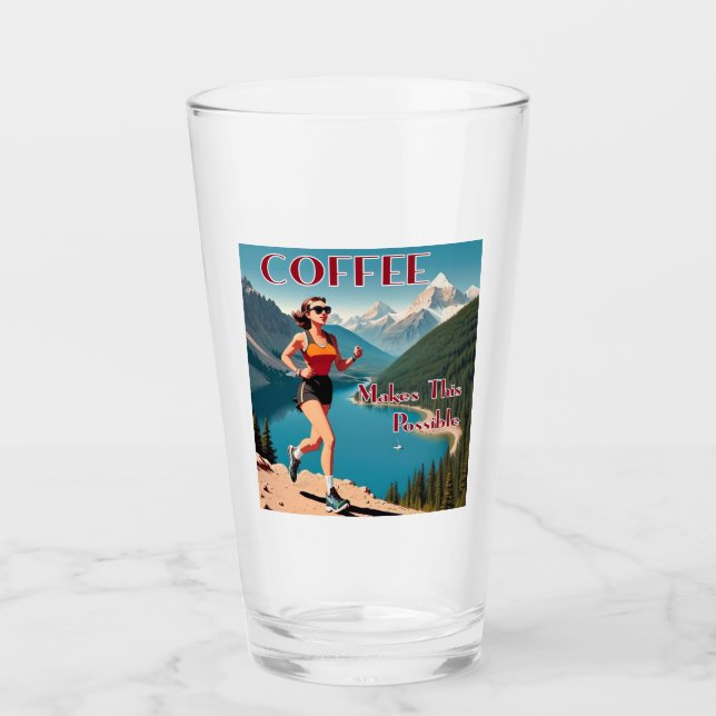Kaffe gör att detta kan köras glaskopp (Framsida)
