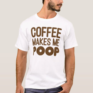 Kaffe gör mig konst för PoopT-tröjabrunt Tröja