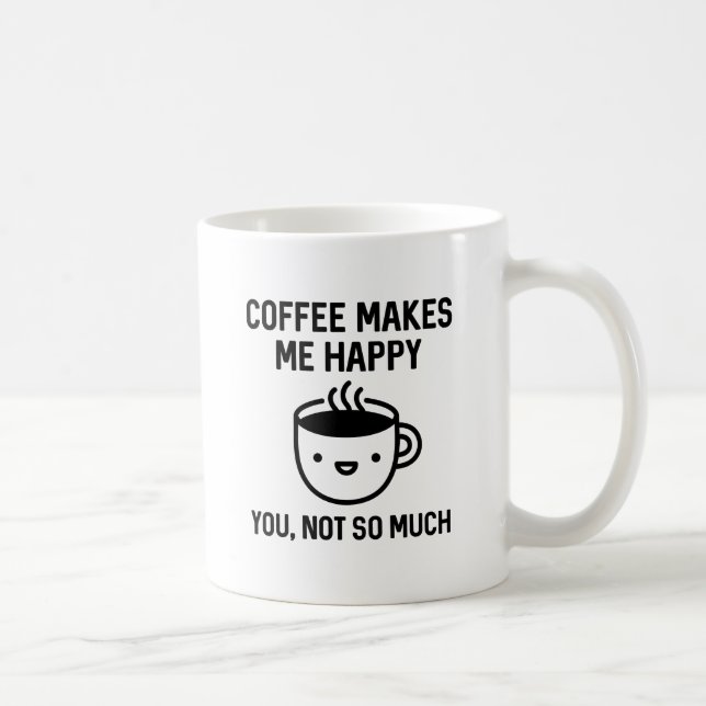 Kaffe gör mig Lycklig Kaffemugg (Höger)