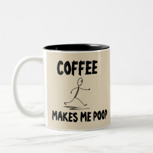 Kaffe gör mig Poop, kaffe Mugg