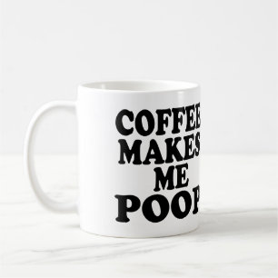 KAFFE GÖR MIG POOP KAFFEMUGG