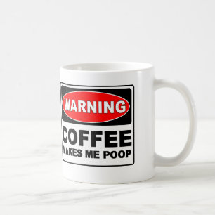 KAFFE GÖR MIG POOP KAFFEMUGG