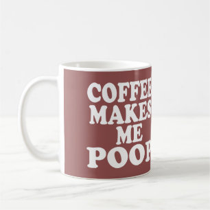 KAFFE GÖR MIG POOP KAFFEMUGG