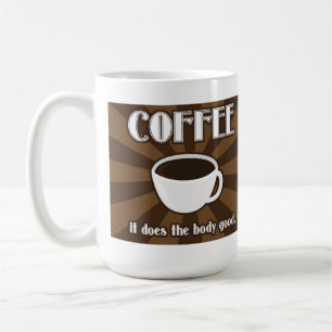 Kaffe gör muggen för förkroppsligabra II Kaffemugg