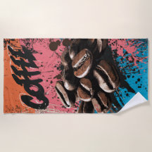 Kaffe Graffiti Pop Art Bönor