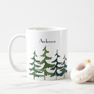 Kaffe gräs Träd Mugg