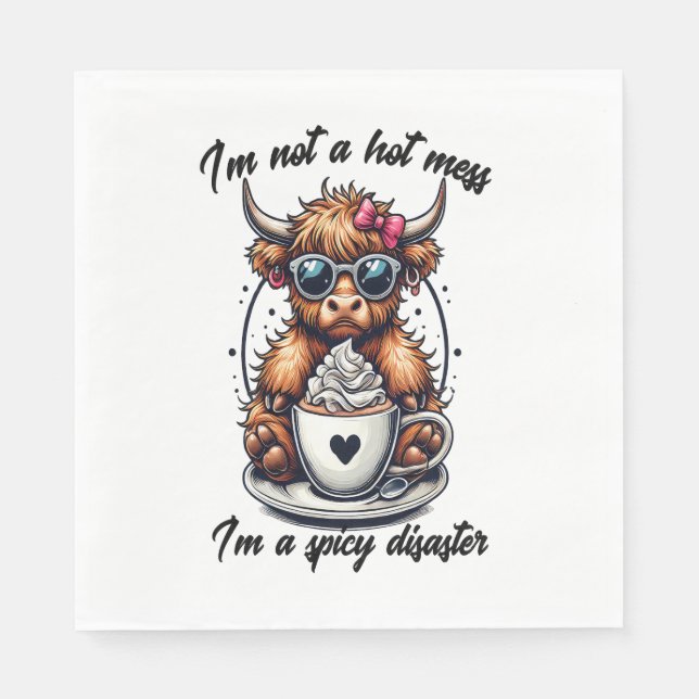 Kaffe, grodlår, kaffekobak pappersservett (Framsidan)