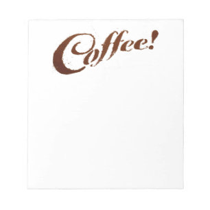 Kaffe, grogrund, kaffe, Anteckningsblock