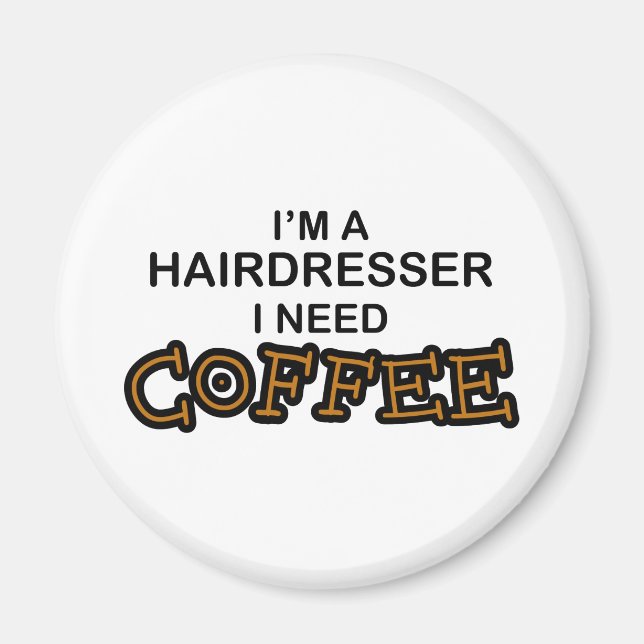 Kaffe - Hairdresser Magnet (Framsidan)