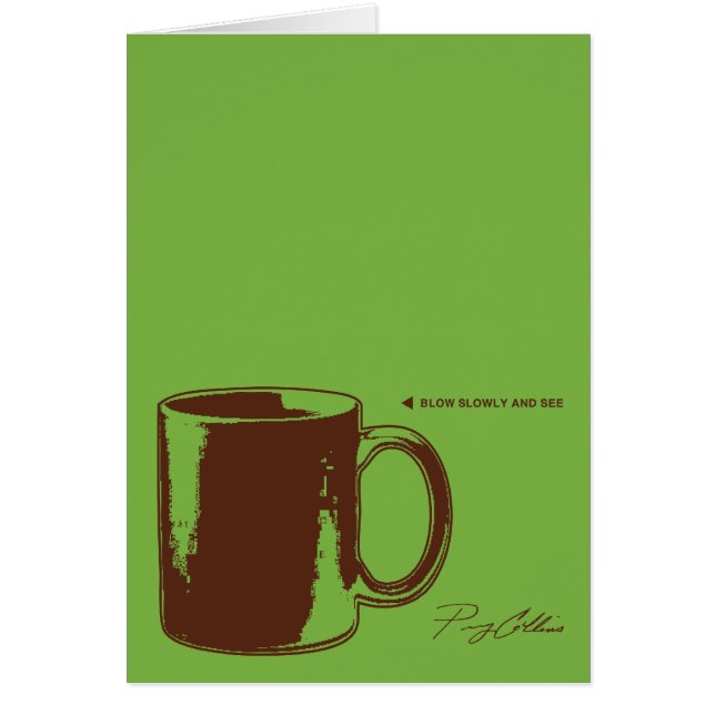 KAFFE HÄLSNINGSKORT (Framsidan)