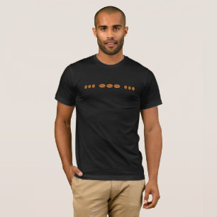 Kaffe Hamradio Morse Code Älskar Design T Shirt