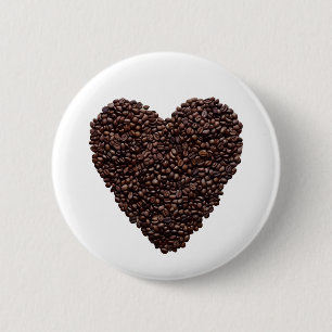 Kaffe Heart Knapp