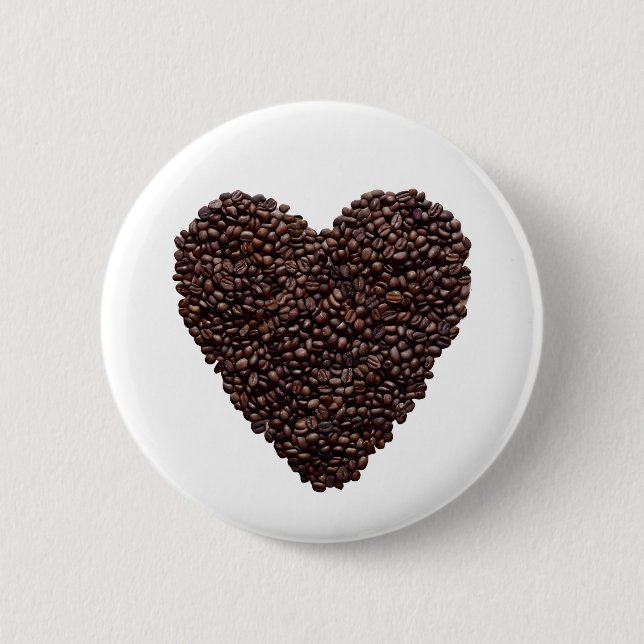 Kaffe Heart Knapp (Framsida)