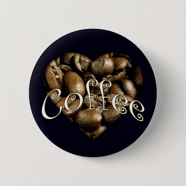 Kaffe Heart Knapp (Framsida)
