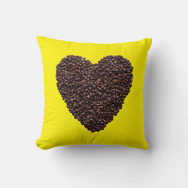 Kaffe Heart Kudde (Framsida)