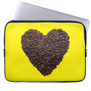 Kaffe Heart Laptop Fodral