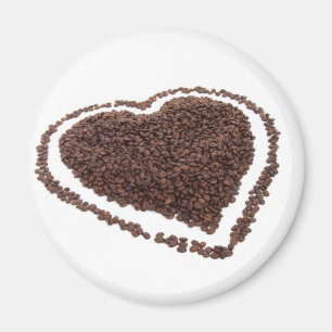 Kaffe Heart Magnet