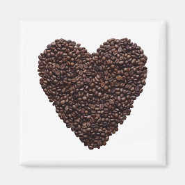 Kaffe Heart Magnet