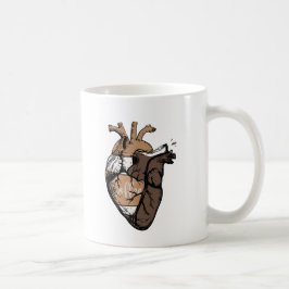 Kaffe Heart Organ mugg