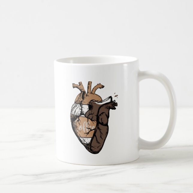 Kaffe Heart Organ mugg (Höger)