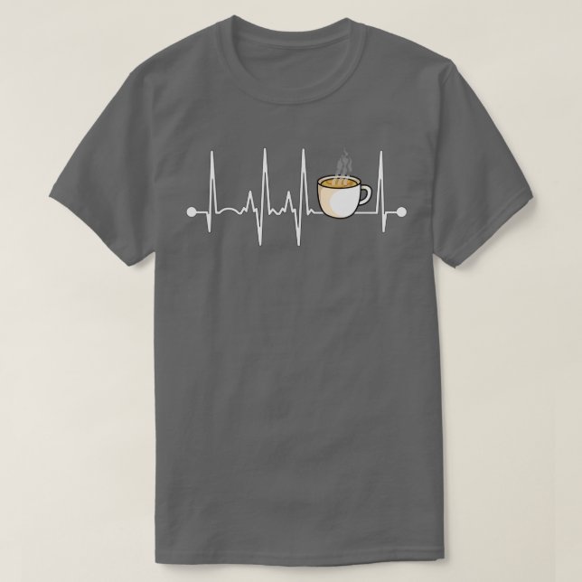 Kaffe Heartslag 4 T Shirt (Design framsida)