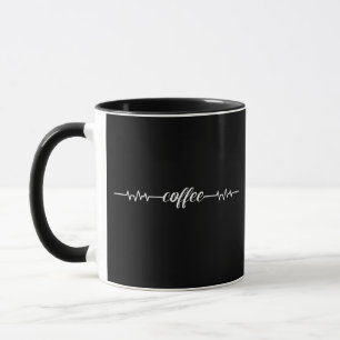 Kaffe Heartslag Kaffee Kopp Caffeine Älskare