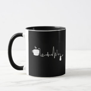Kaffe Heartslag Kaffee Kopp Caffeine Älskare