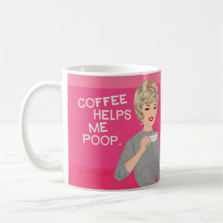 Kaffe hjälper mig att komma fram kaffemugg
