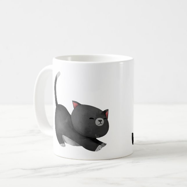 Kaffe Höger Meow Kaffemugg (Framsida vänster)