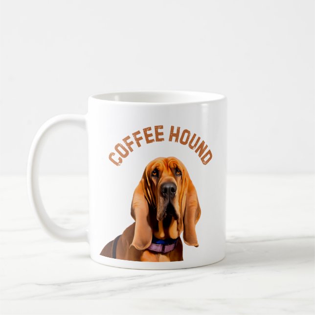 Kaffe Hound Hund Kaffemugg (Vänster)