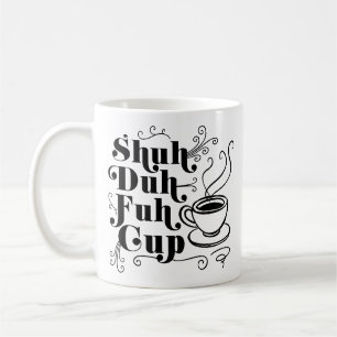 Kaffe Humor Cute Spa-Duh-Fuh-Kopp Punny Kaffemugg