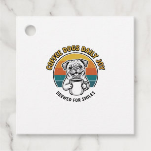 Kaffe Hund Tröja Vintage Graverad Valp Mugg Design Gåvor Etiketter