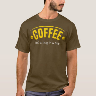 Kaffe i en kram i kopp 1 t shirt