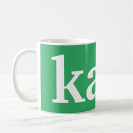 "Kaffe" i esperanto Kaffemugg