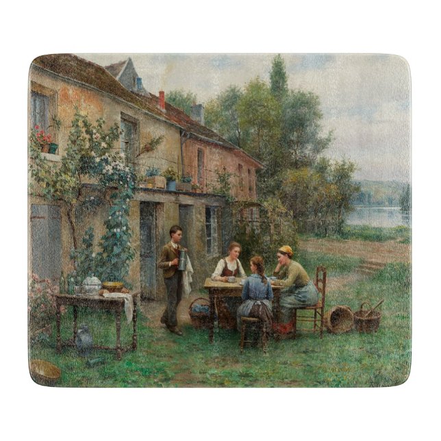 Kaffe i Garden (Fransk liggande) (Framsidan)