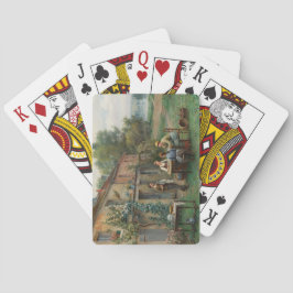 Kaffe i Garden (Fransk liggande) Casinokort