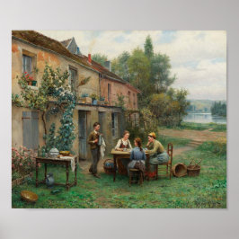 Kaffe i Garden (Fransk liggande) Poster