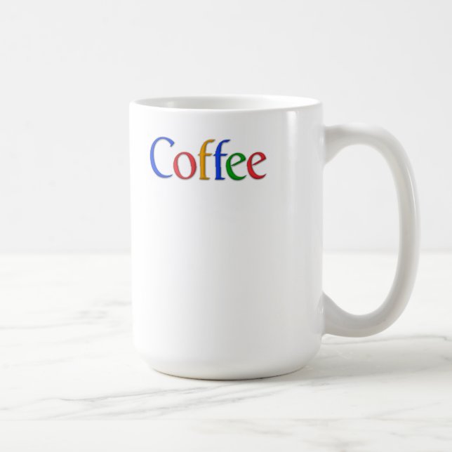 kaffe i google font-mugg kaffemugg (Höger)