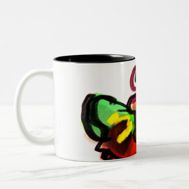 Kaffe i höst Två-Tonad mugg (Vänster)
