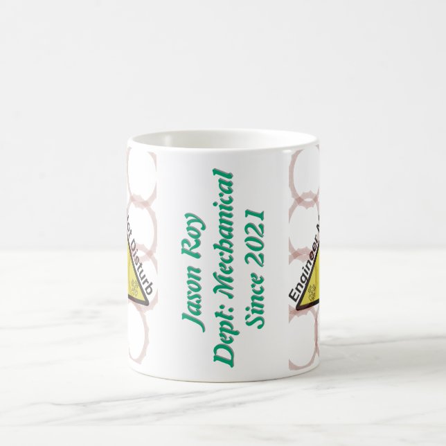 Kaffe i ingenjör-läge Mugg - luddig, inte sönderde (Center)